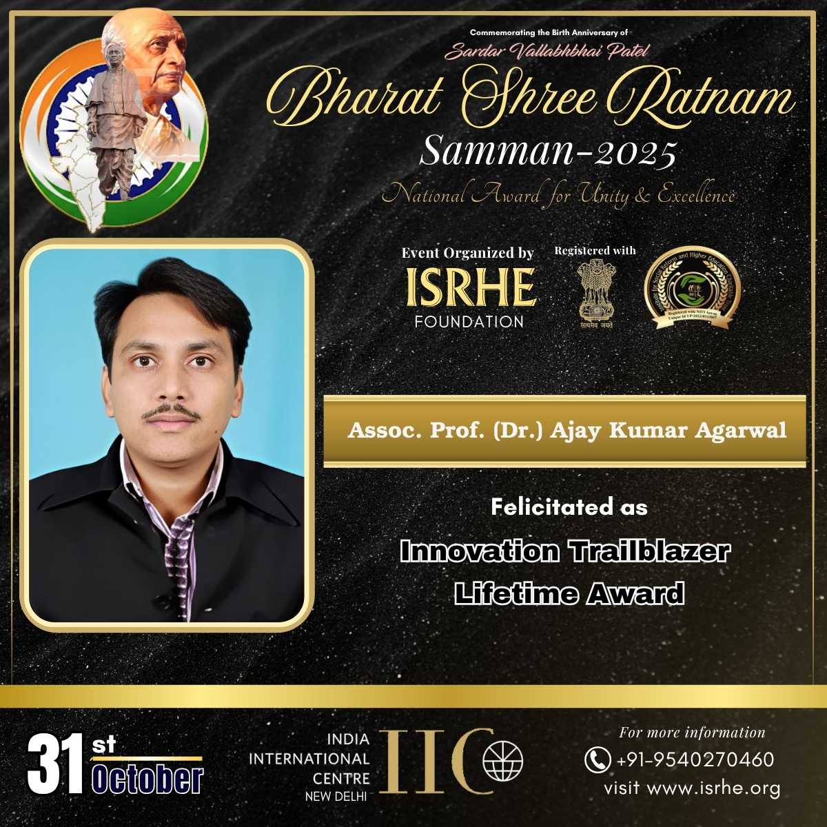 Assoc. Prof. (Dr.) Ajay Kumar Agarwal